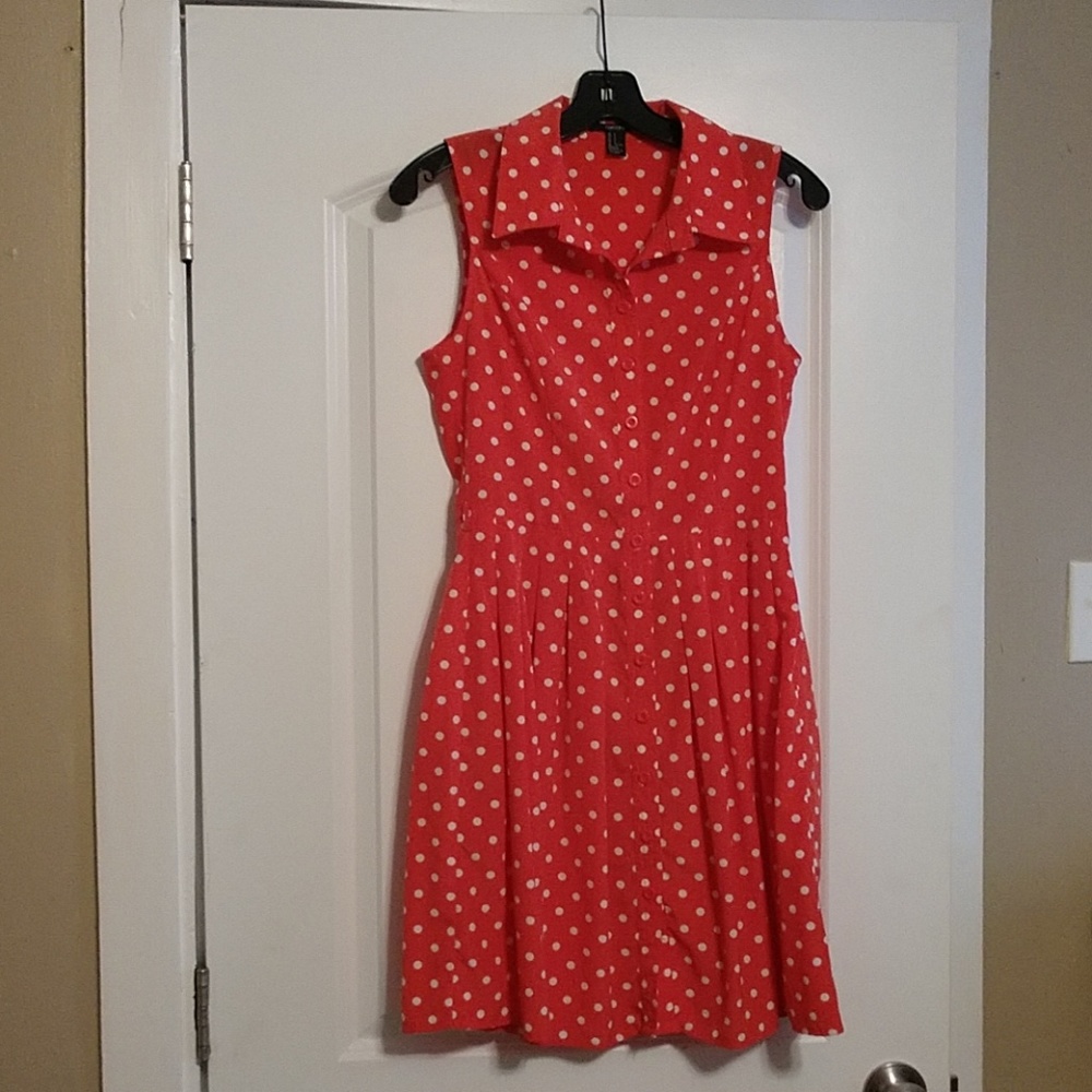 Forever 21 tank polka dot dress